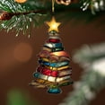 thumbnail image 4 of Leodye 1 Pcs Christmas Tree Ornament Book Lovers Gifts Christmas Decoration Wooden Crafts 3D Design Hanging Decor for Xmas Decoration, 4 of 8