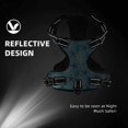 thumbnail image 6 of No Pull Dog Harness For Dogs Easy Walk Dog Vest Adjustable Collars Harnesses & Leashes Set Breathable Oxford Outdoor Walking Safety Reflective Strip Coral Reef Starfish Blue, 6 of 9