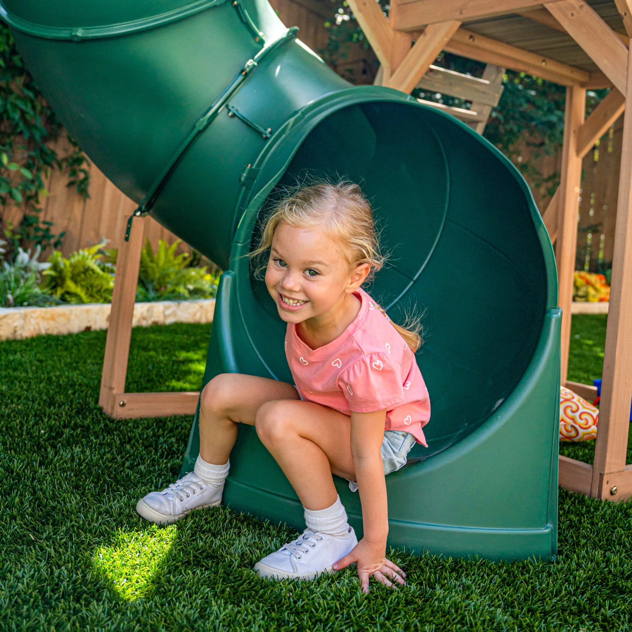 KidKraft Skyway Resort Wooden Outdoor Swing Set