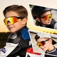 thumbnail image 3 of Kids Sunglasses Youth Baseball Sunglasses for Boys Girls, Polarized UV Protection Sunglasses with Glasses Strap for Sports Running Baseball Cycling, 3 of 6