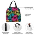 thumbnail image 3 of Yiaed Hawaii Palms Print Insulated Lunch Bag Reusable Cute Tote Lunch Box, Leakproof Cooler Lunch Bags for Work Office Travel School Picnic, 3 of 5