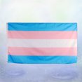 thumbnail image 3 of 1Pc Fashion TRANSGENDER Polyester Rainbow Flag Large Durable Pride Flag Outdoor Banner, 3 of 8