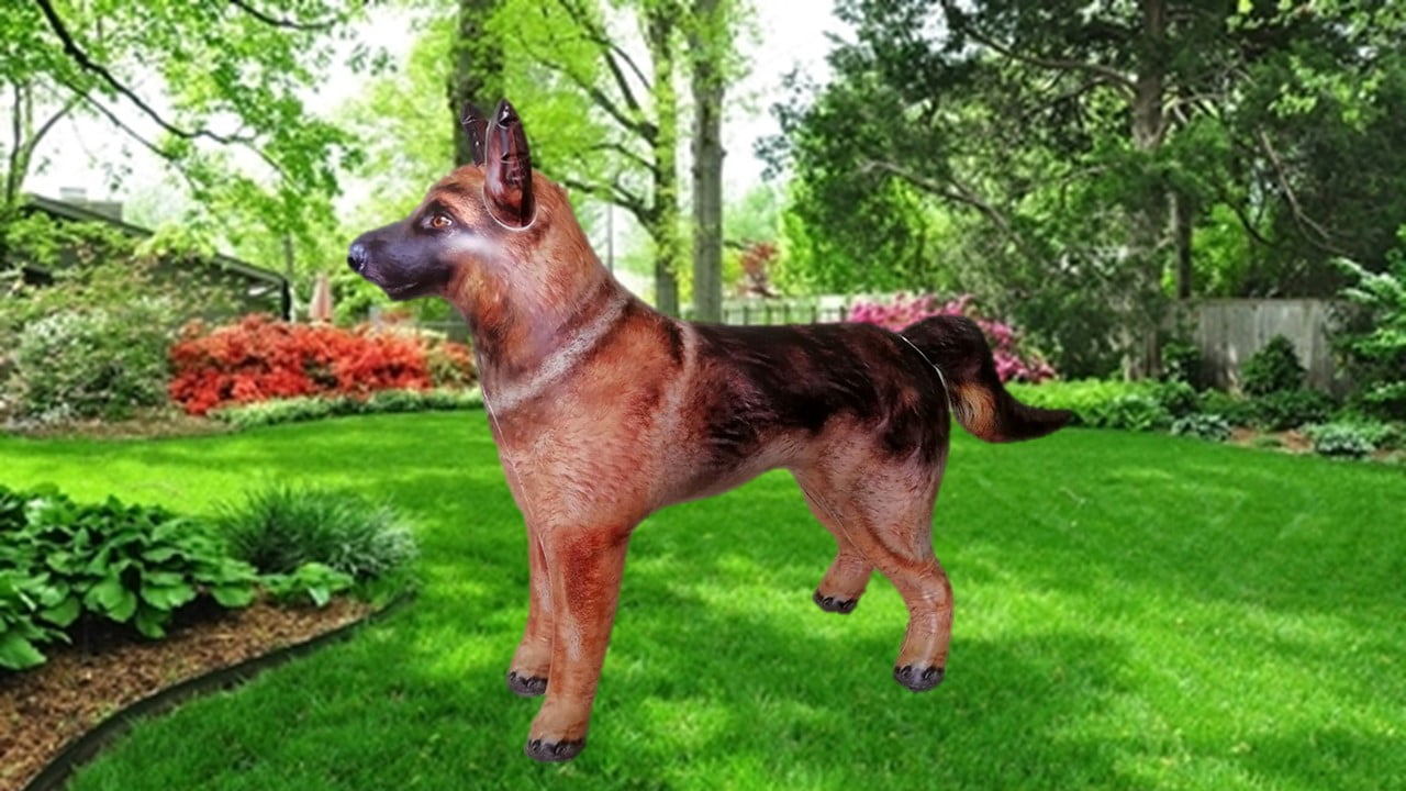 Inflatable German Shepherd Dog K9 Pet Animal Party Decoration Gift Pool Toy