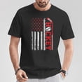 thumbnail image 2 of Ice Hockey T-Shirt for Men Women Fans and Players – Patriotic USA American Flag Tee, Vintage Ice Hockey Fan Gift, Team Sports Support Shirt, 2 of 3