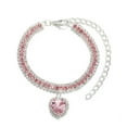 thumbnail image 5 of Dog Cat Rhinestone Diamante Collar Necklace Puppy Crystal GXR Accesso Bling G2O4, 5 of 9