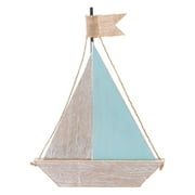 Urban Trends Wood Sailing Boat Sculpture