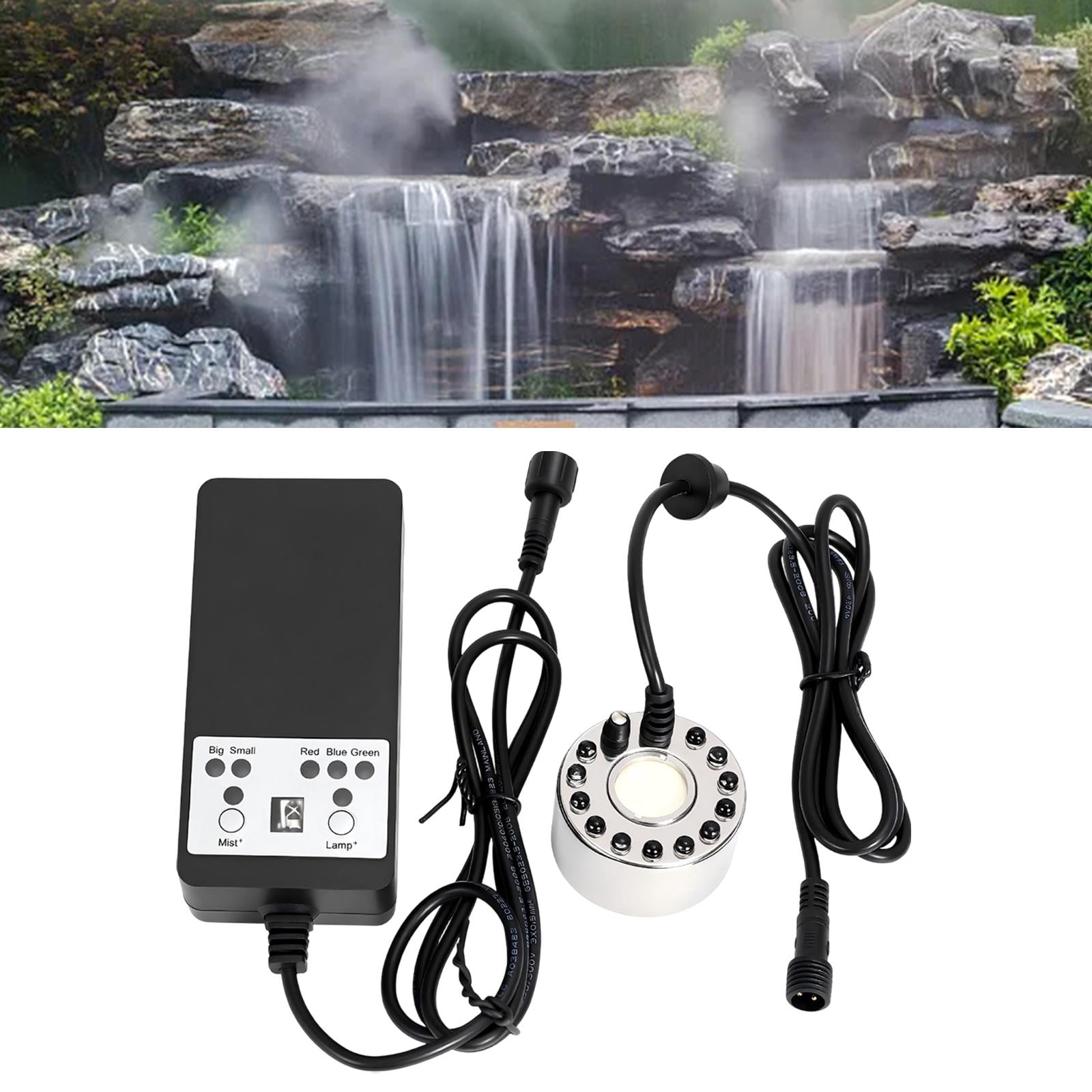 Baoblaze Mist Maker Mini Fog Machine US Plug Garden Decor Practical Atmosphere Convenient