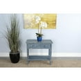 thumbnail image 2 of Sunny Designs Marina Ocean Blue Wood Side Table, 2 of 2