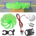 thumbnail image 3 of Mini Wind Turbine Motor Blade W/Bulb DIY Kit Power Alternative Energy Generator, 3 of 5