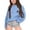 Blue, variant on Little Girls Long Sleeve Sweatshirts Children's Autumn and Winter Fashion Printed Round Neck Hoodie Coat Pullovers Tops Size 6-7T,Pink
