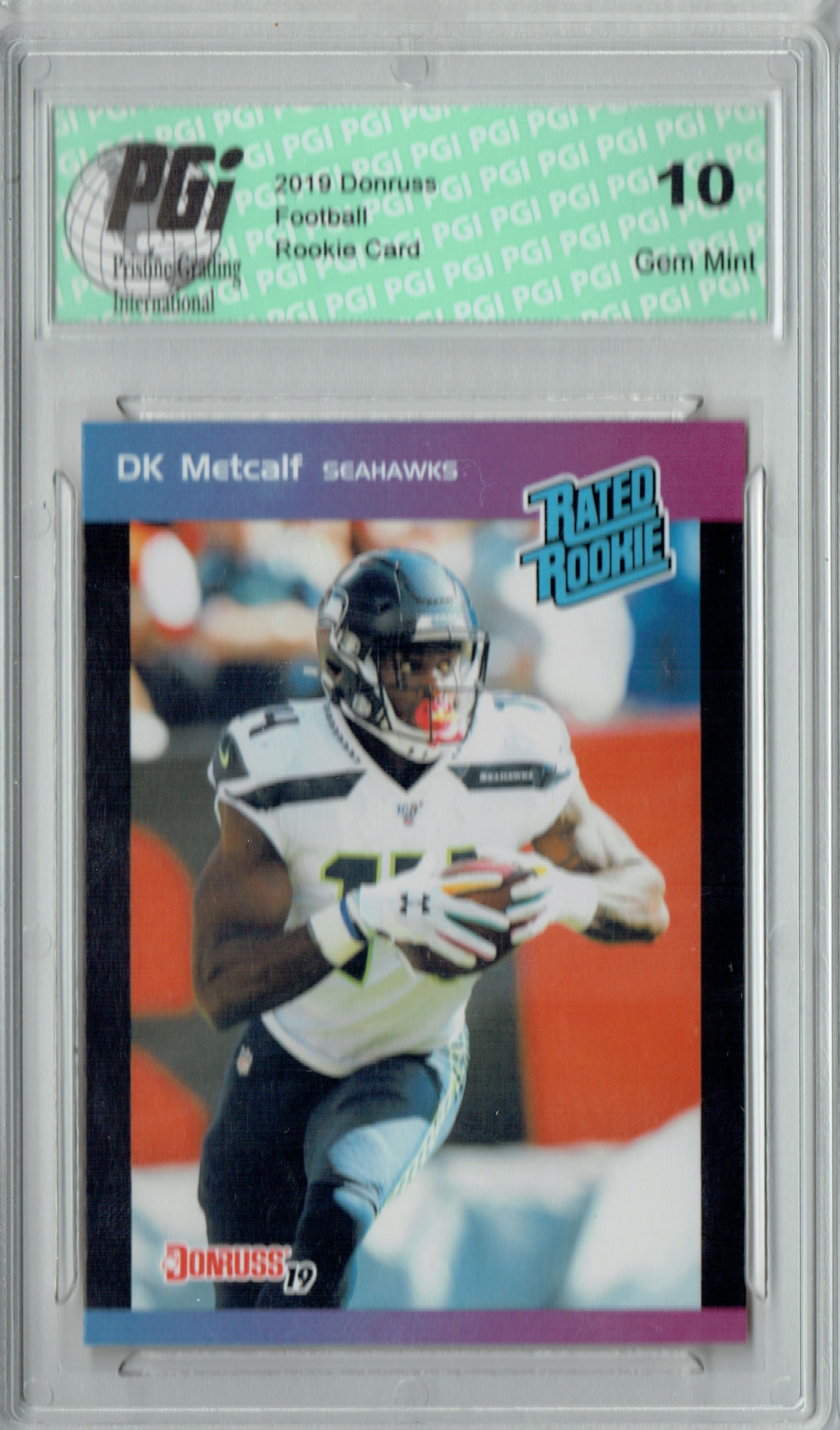 DK Metcalf 2019 Donruss 19 Rated Rookie Retro 1/280