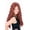 Red, variant on FunWorld 24" Long & Luscious Costume Black Wig