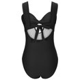 thumbnail image 6 of PuLe One Piece Swimsuit Women Tummy Control Cut Out High Waisted Bathing Suit Push Up Ruched Swimwear ﻿, 6 of 7