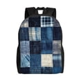 thumbnail image 1 of Fotbe Indigo Patchwork Quilt Mochila de Viaje para Laptop, Mochila Ejecutiva Delgada y Resistente 15.6", 1 of 8