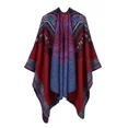 thumbnail image 3 of TEELYNN Boho Otoño/Invierno Bufanda Mujer 2022 Vintage Étnico Punto Poncho Cárdigan Cálido Capa Invierno Espesar Abrigo Chales Mujer, 3 of 5