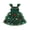 Xmas Tree Green, variant on WIBACKER Toddler Baby Girl Xmas Princess Dress Ruffle Sleeveless Summer Tutu Dresses Tiered Ruffle with Pom Poms Tulle Sundress 1-6Y