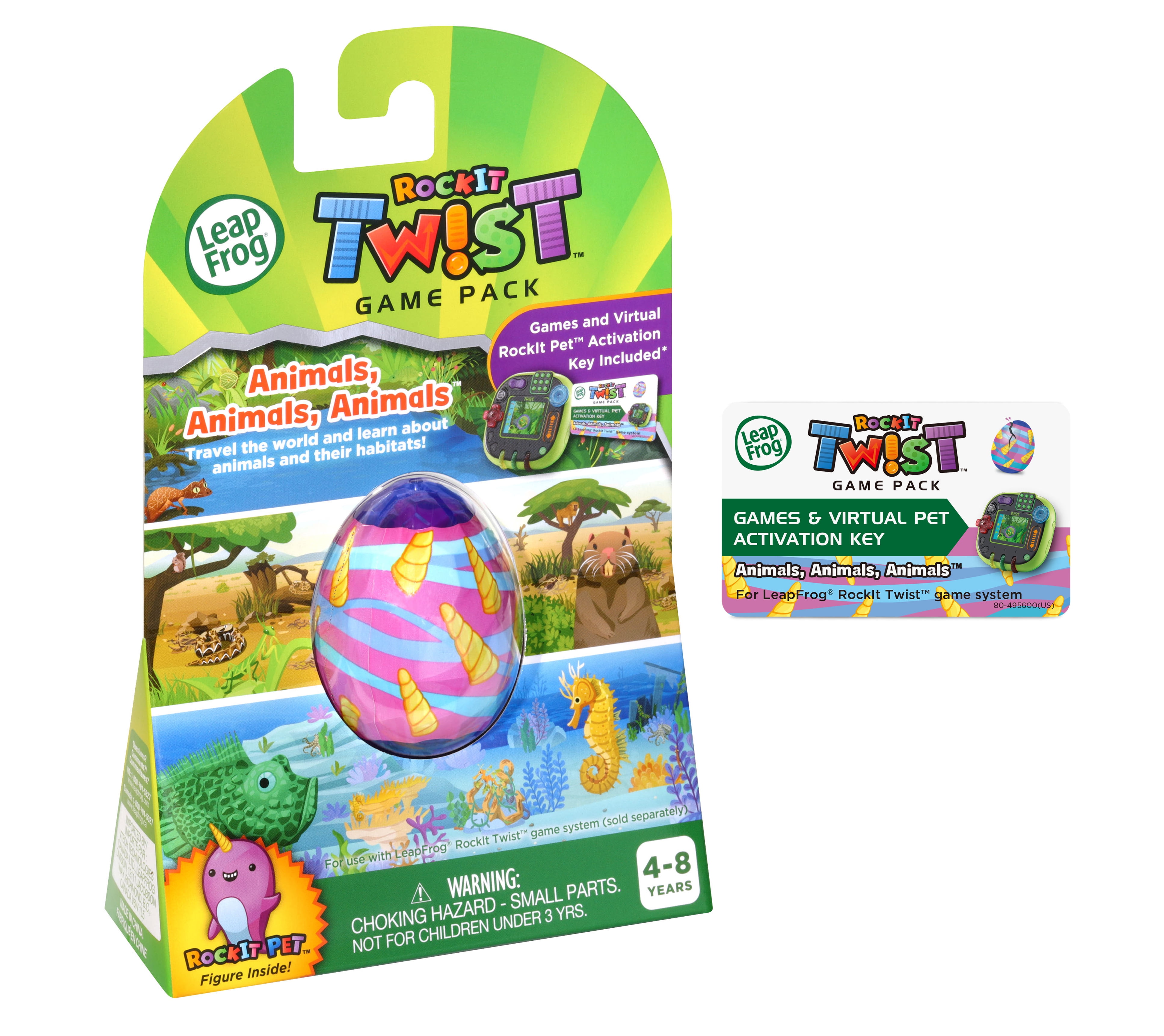 LeapFrog RockIt Twist Game Pack Animals, Animals, Animals and RockIt Pets -  