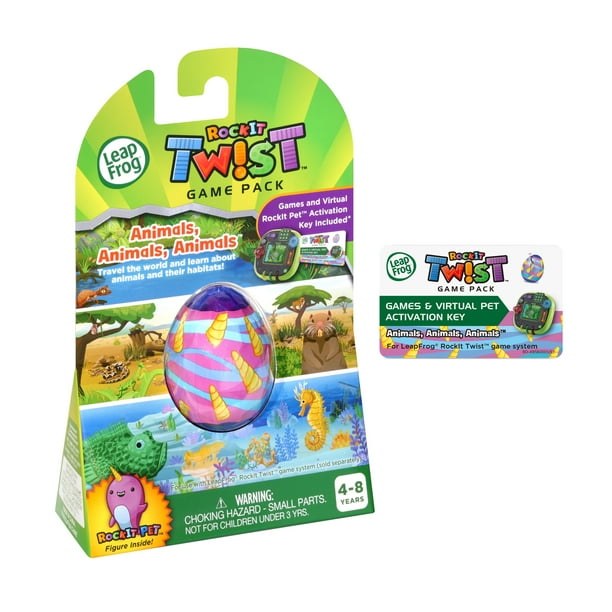 LeapFrog RockIt Twist Game Pack Animals, Animals, Animals and RockIt ...