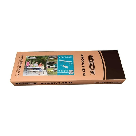 Banc pliable Lifetime de 6 pieds
