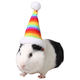 thumbnail image 4 of Gorro navideño para hámster, bonito accesorio para la cabeza, ideal para conejos, cobayas, ratas, ratones, gatitos y animales pequeños., 4 of 5