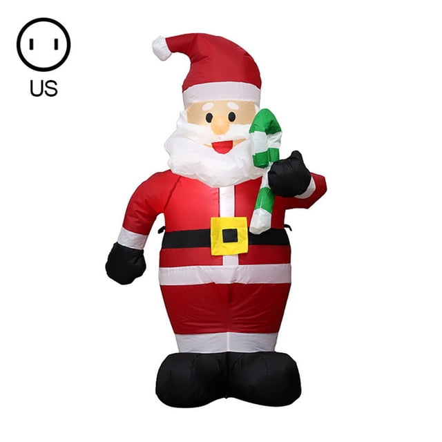 Navidad Papá Noel Inflable Luz Led Incorporada Para Vacaciones De Navidad Interior Y Exterior Patio Jardín Habitación Decoración De Fiesta Monstrate HA023859-00