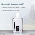 thumbnail image 5 of BONECO S450 Large Room Steam Humidifier with Warm Mist and Digital Display, 5 of 9