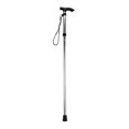 thumbnail image 2 of Canne Pliante en Alliage d'Aluminium pour Marche, Canne à Main Portable pour Randonnée, Bâtons de Randonnée Antidérapants, 4 Sections Réglables avec Poignée Confortable, 2 of 7