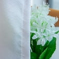 thumbnail image 4 of Linen Curtains 106 Inches Long Light Filtering Grommet Thermal Insulated Window Drape Noise Reducing Energy Efficient Single Panel for Bedroom Living Room Farmhouse 40 x 106 Inch Green, 4 of 7