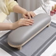 thumbnail image 2 of Reposabrazos de uñas PU Sunnimix Soporte de Almohada Lavable para manicura Corto gris, 2 of 8