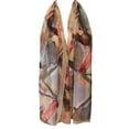 thumbnail image 2 of Wrapables® Lightweight Sheer Silky Feeling Chiffon Scarf, Taupe Eco-Trendy, 2 of 5