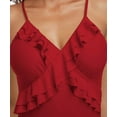 thumbnail image 4 of Womens Scalloped High Cut One Piece Swimsuits Backless Strappy Monokinis Bathing Suits, 4 of 6