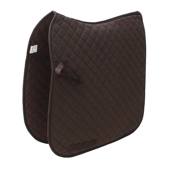 Horse Saddle Pad English Quilted Contoured Dressage Trail Brown 72TS11BR