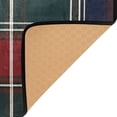thumbnail image 3 of Yayeee Area Rugs for Living Room 5.2'x4' Non Slip Washable Bedroom Floor Carpet, Warm Tartan Mosaic, 3 of 5