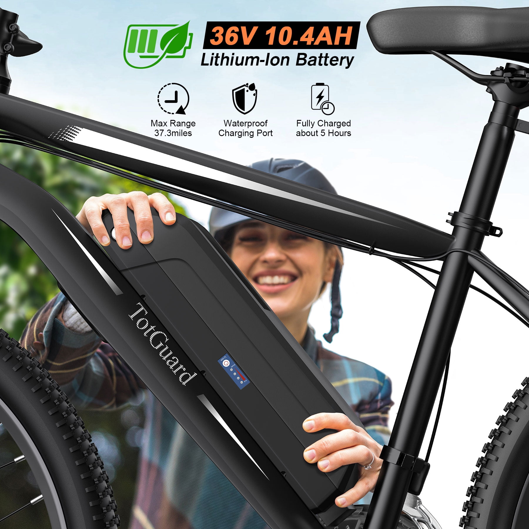  Peak - 新品未使用　Whole Earth HEATRESISTANT TABLE2 TotGuard Electric Bike for Adults, 26