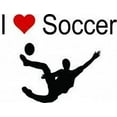 thumbnail image 1 of Boys I love Soccer Cute Sports Wall Decal Decoration I Love Soccer Cute Lettering with Heart Lasts Years and Easily Removable - Size: 10 In(W) x 20 In(H), 1 of 3