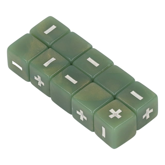Ensemble Mathématique, Opération Mathématique dés Symboles Gravés 20 Pcs Plastique Développement de l'Intelligence Attirant l'Attention pour Enseignement Rose, Vert Clair, Transparent Bleu Clair, Bleu