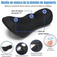 thumbnail image 2 of Almohada de Apoyo Lumbar, Soporte Lumbar Para Silla De Oficina Y Auto,Cojín Soporte Lumbar Para Espalda, Soporte Ergonómico Con Esponja Memoria, Respaldo Con Cubierta Antiestática Y Correas Ajustables, 2 of 7