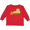 thumbnail image 3 of Inktastic Bulldozer Construction Truck Boys or Girls Long Sleeve Toddler T-Shirt, 3 of 5
