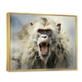 thumbnail image 2 of Designart "Africa Monkeys Faces" Animals Floater Framed Canvas Print, 2 of 7