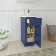 thumbnail image 3 of Vanity Art 12" W Birch Plywood Freestanding Single Base Storage Cabinet with Soft Close Door, 3 of 9