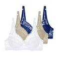 thumbnail image 1 of AUNVITO Plus Size Women's Underwire Lace Bra 3PC Set - Stylish Push-Up Breathable Lightweight Comfort Multi-Color Options, 1 of 4
