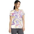 thumbnail image 6 of Med Couture Prints Scrubs Top For V-Neck Print MC8564, 6 of 8