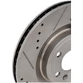 thumbnail image 4 of Cross-drilled and Slotted Brake Disc Compatible With Ford Mustang GT 8 Cyl 5.0L Mustang Base 6 Cyl 3.7L 2011-2014 By 42276 850219 AR85144 60054065 54175 886209 42276G 680811R, 4 of 4