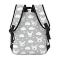 thumbnail image 4 of Fotbe Rabbit And Cloud Pattern Casual Backpack for School, Travel, and Outdoor Activities - Durable, Lightweight, and Comfortable, 4 of 5