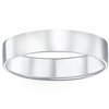 Pompeii 950 Platinum 5mm Flat Comfort Fit Wedding Band Ring (,)