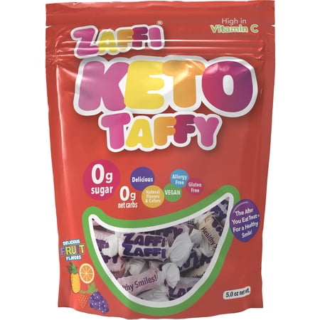 ZOLLIPOPS KETO Taffy 5 oz, Resealable Pouch