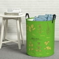 thumbnail image 5 of Goofa Herbs and Spices Printed Circular Hamper,Laundry Basket with Handles,Storage Baskets Foldable,Large Capacity Laundry Hamper-, 5 of 8
