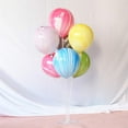 thumbnail image 1 of 4 Set Clear Balloon Column Stand Kits with 7 Sticks 7 Cups 1 Base Table Desktop Holder and 1 Pump, DIY Balloon Holder, 1 of 5