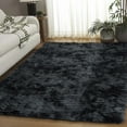 thumbnail image 2 of SAFAVIEH Rainbow Jaki Abstract Shag Area Rug, Dark Gray, 3' x 5', 2 of 10