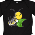 thumbnail image 4 of Inktastic Monarch butterfly caterpillar- cute baby insect Boys or Girls Long Sleeve Baby Bodysuit, 4 of 5
